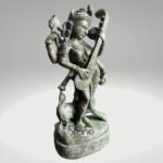 unique-green-saraswati-sculpture