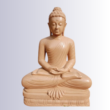 2 Feet Gautam Buddha Statue in Khandalite Stone