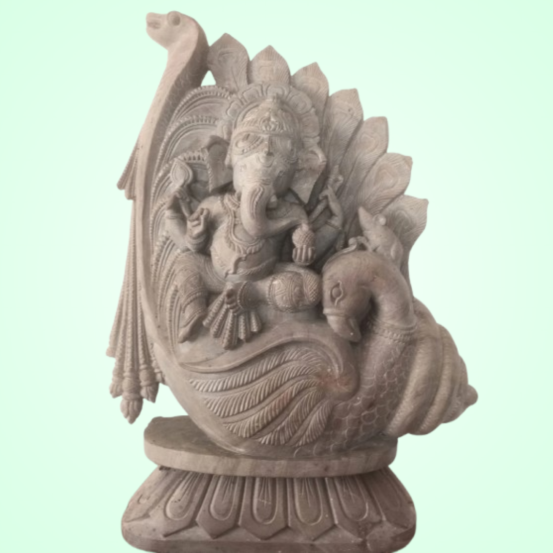 1 Feet Sheshavakra Vinayaka