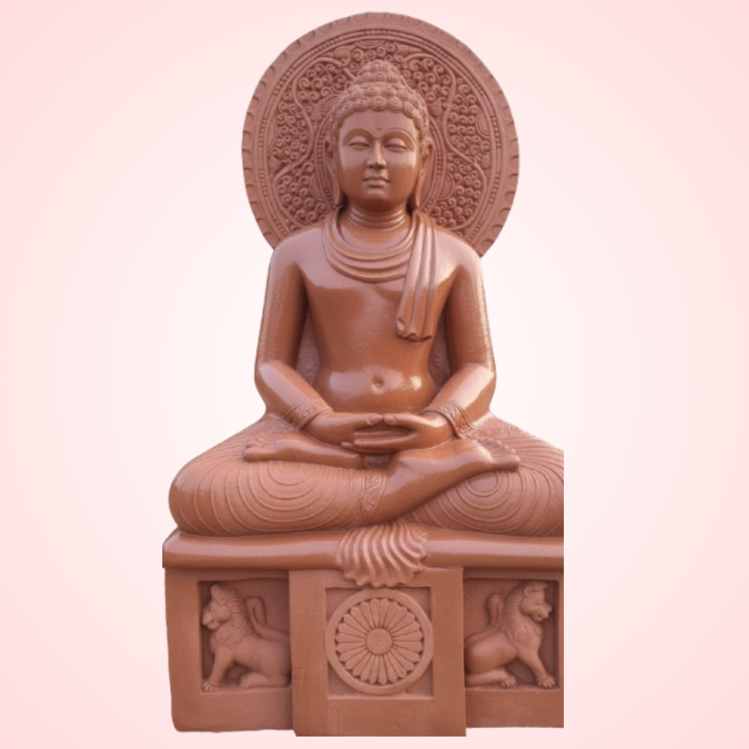 5 Feet Stone Buddha Statue
