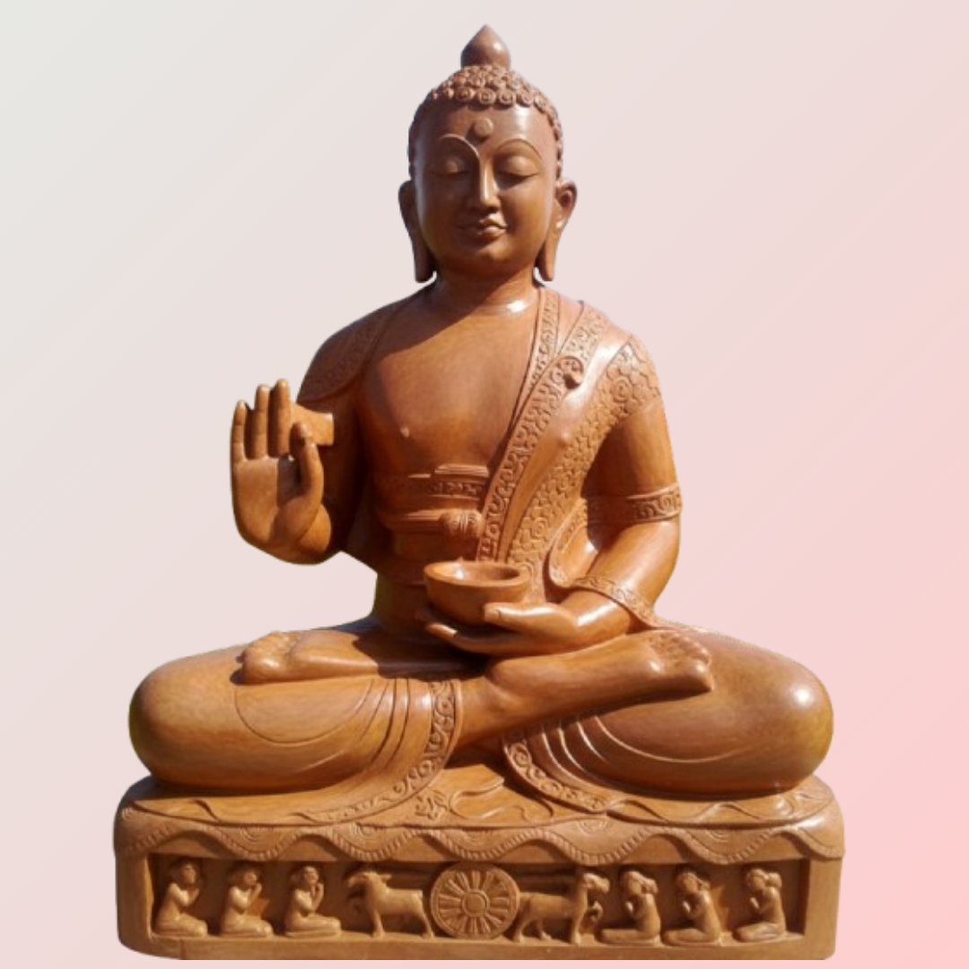 6 Feet Stone Buddha Statue