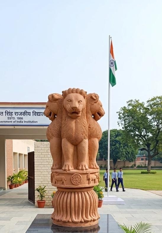 3 Feet Ashoka Stambh Statue - A2