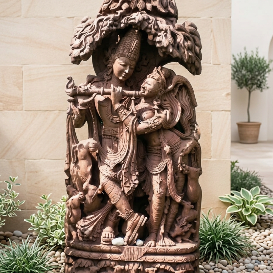 5 Feet Radha Krishna Statue
