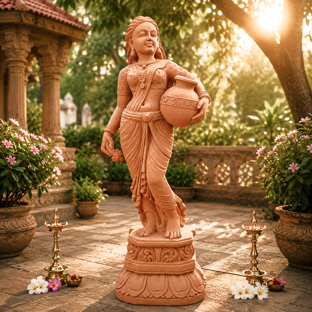 3 Feet Handcrafted Devdasi Statue
