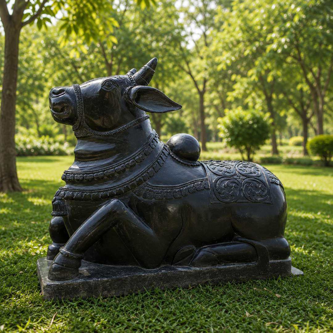 3 Feet Lord Nandi Statue - N1