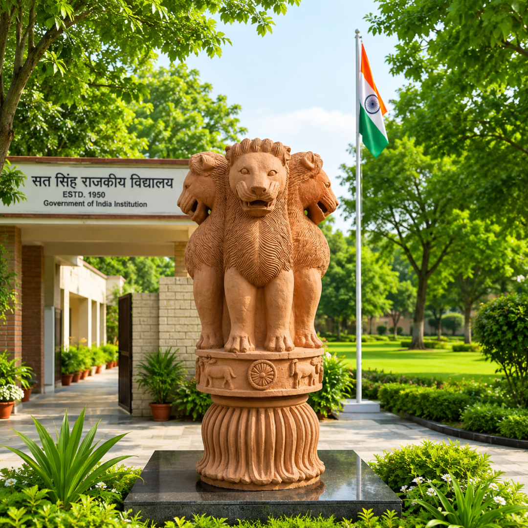 3 Feet Ashoka Stambh Statue - A2