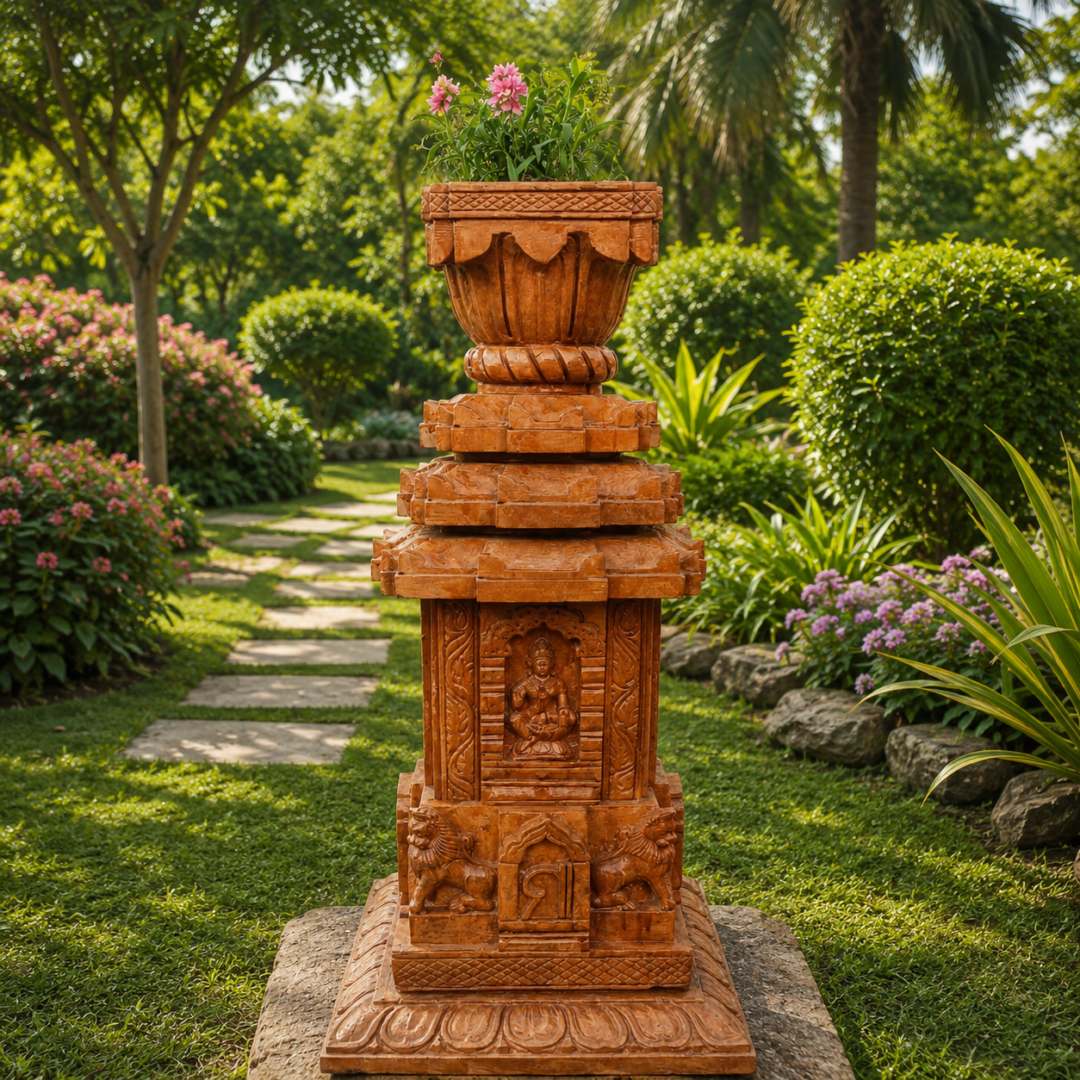 3 FT Decorative Tulsi Chaura - A5