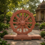 5 FT  Konark Chakra Sculpture