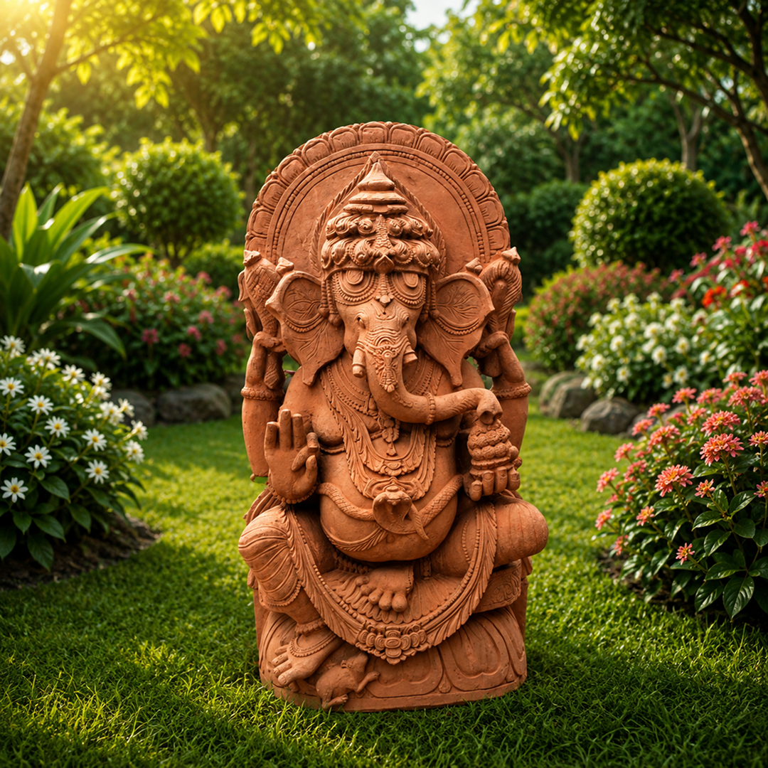 4FT Lord Ganesha Khandalite Stone