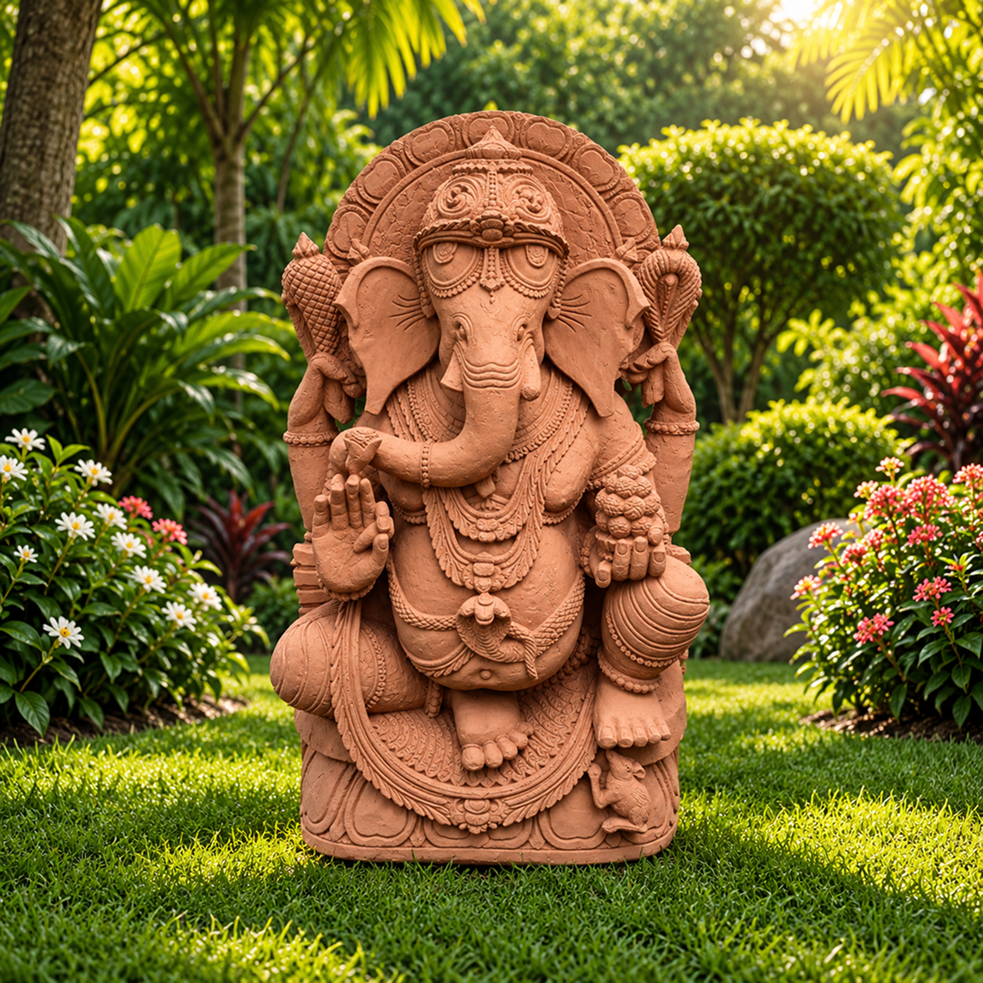 3FT Lord Ganesha Khandalite Stone