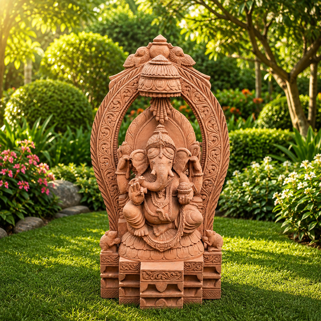 4FT Lord Ganesha Khandalite Stone g2