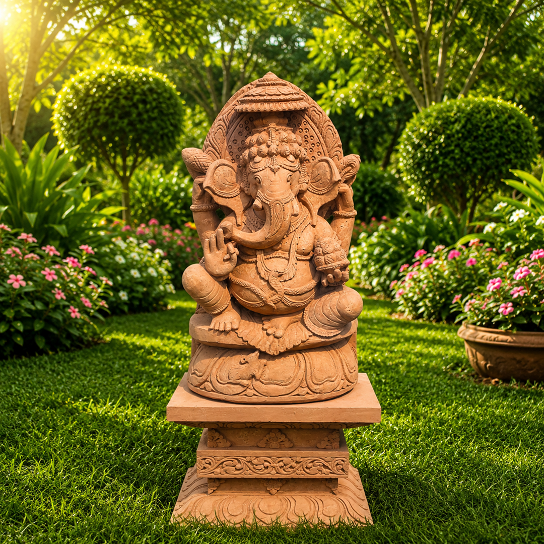 2FT Lord Ganesha Khandalite Stone